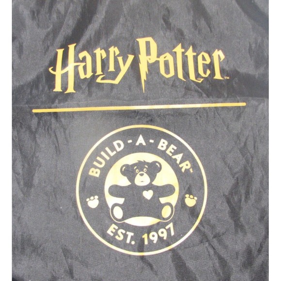 Build a Bear Black Harry Potter Carry Drawstring  Bag - Picture 2 of 2